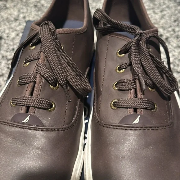 EUC Men’s Lace Oxford in brown or navy-size 12 - Picture 10 of 14